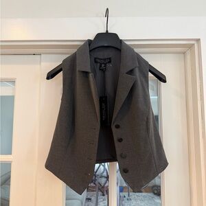 Rachel Zoe Sleeveless Suit Blazer